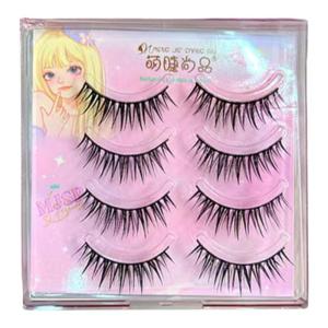 MENGJIESHANGPIN | Mang Lash Superior Hard Stem Manga Wet Eyelashes Barbie Big Eyes Thick Feeling Eyelashes Beauty Salon Special Use Natural Easy Use