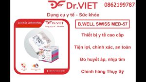 Máy đo huyết áp cổ tay B.Well Swiss MED-57 -- Thiết bị đo huyết áp nhịp tim chính xác và an toàn