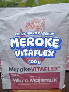 Pupuk Meroke Vitaflex 500 gram pembuahan mikro majemuk serbuk nutrisi sayur buah hydroponik hidroponik