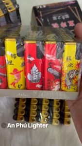 Hộp Quẹt Khò Tia 536 - Giao Mẫu Hình Ngẫu Nhiên - Có Bơm Gas