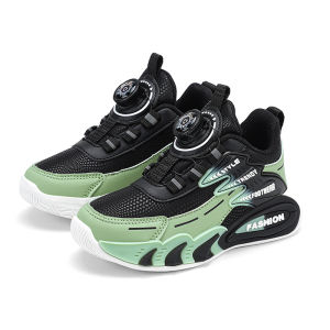 NBGAGA | Children’s Winter Plush Sneakers New Rotating Buckle Non-Slip Warm Walking Shoes For Boys Lightweight Outdoor Casual Cotton Shoe