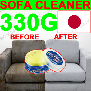 Japan 330g sofa cleaner Multifunctional leather cleaning paste wipe cleaning soap magic cleaner small white shoe cleaner leather shoes desktop data cable sofa cleaner small white shoe shoe cleaning decontamination