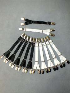 Metal Duckbill Clip Garter Belt Anti-Slip Stocking Holder Fixed Underwear Accessories Polyester Fabric One Size Fits All