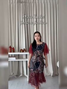 [ FEODORA ] DRESS ISABEL / gaun pesta / dress natal terbaru / dress pesta premium / dress kondangan (GOOD QUALITY)