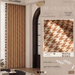 WEILAISHI | Full Light Blocking Luxury Charming Vintage Style French Curtains