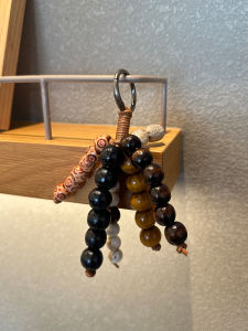 Creative Beaded Plush Rabbit Keychain Bag Accessory Key Holder Fashionable Bag Charm Jewelry Making Supplies from China