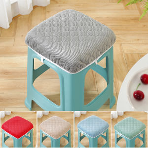 Vỏ Ghế Nhựa Dày Bằng Cotton Ép Kẹp Hình Vuông Thoải Mái Đơn Giản Dùng Được Cho Mọi Mùa Dùng Trong Nhà Hàng