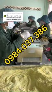 Máy làm viên nghệ mật ong – Máy vo viên tinh bột nghệ mật ong ST106