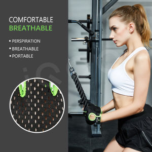 Gym Fitness Gloves Breathable Fast-Drying Sports Gloves Half Finger Hand Protector Non-slip Silica Gel Grip Workout Gloves Weight Lifting for Women Men Bodybuilding