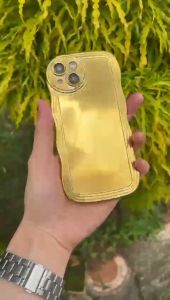 Softcase Silikon Wave Gelombang Gold untuk Realme 5, 5i, 5S, C1, C2, C3, C11, 2020, C15, C21, C21Y, C25Y, C35, Narzo 20, 50A Prime HC3121