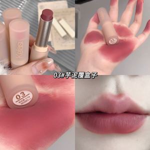 Airy Velvet Lipstick Long-lasting Non-stick Cup Soft Mist Matte Natural Lipstick by Jiaqi Boosts Complexion Velvet Texture