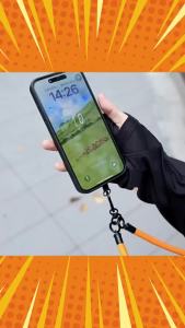 Yolanda【มีสินค้าในสต๊อก】 สายคล้องโทรศัพท์มือถือ/สายคล้องคอ ถอดออกได้ ปรับได้ ความยาว 120cm เชือกหนา phone lanyard