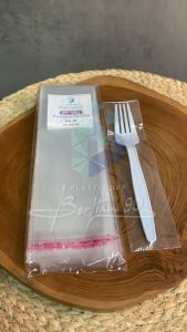 Plastik OPP 5x18 cm 40s Mikron TEBAL / Plastik Baju / Plastik Kemasan / Plastik OPP 5 X 18