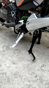 CNC Aluminum Alloy Side Stand 18cm/20.5cm With Spring Bolts