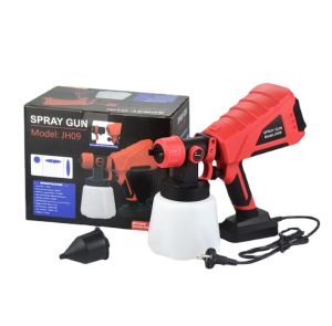 Pistol Semprot Cat Multifungsi Dinding Pernis Latex 360 Derajat Pola Semprot Electric Spray Gun 600W Kapasitas 1 Liter Idealtool - 7RHZXLRE