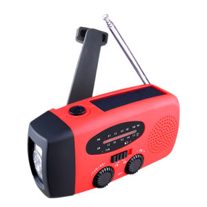 JUJINGYANG | Solar & Hand Crank Powered Multi-function Flashlight