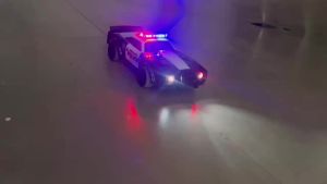 WLtoys | 1/16 High-Speed RC Police Muscle Car 2.4G 4WD Electric Remote Control Toy for Kids And Adults Cool Night Function Birthday Gift
