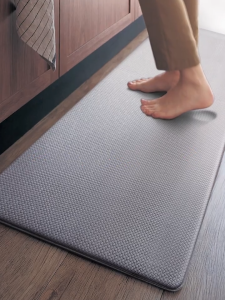 MyKitchen 8mm-Thick PU Kitchen Mat Non Slip Waterproof  Oil Proof Floor Mat Anti Fatigue House Mat