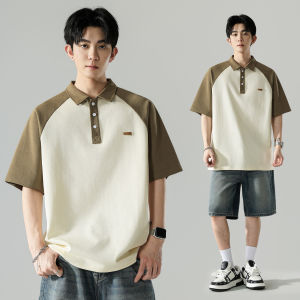 Wood soon | Color Block Polo Shirt Mens Short Sleeve Casual
