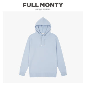 Knit Wool Hooded Top