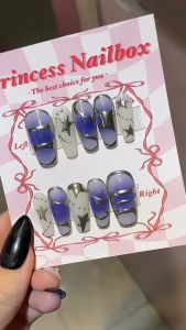 PrincessNailbox[mãTP29]móng úp sơn gelthiết kế thủ công(tặng keodũamiếng dángiấy lau…)