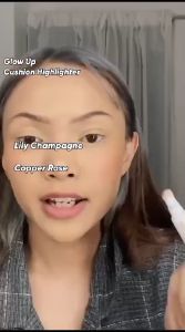 Highlighter Make Up Moko Moko Glowing Tahan Lama - Moko Moko Glow Up Cushion Highlighter