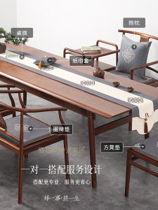 Modern Minimalist Waterproof Table Flag New Chinese Style Tea Table Mat Zen Tea Table Arrangement High-grade Cloth Art Home Decor