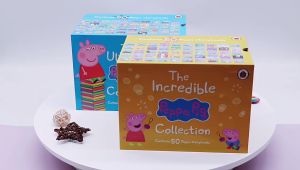 The Peppa Pig Collection box set of 50 storybooks colour reading book for children story for baby