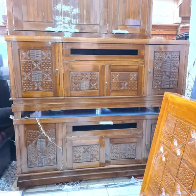 Meja Tv Bufet Diswar Jati 180cm /TRINITYJAYAFURNITURE
