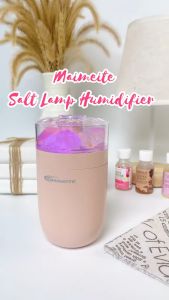 MAIMEITE Diffuser Humidifier lampu garam Kelembaban Oil Aromaterapi Udara segar 2 in 1