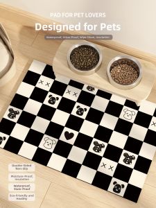 xy | Non-slip Water-resistant Stain-resistant Pet Feeding Mat