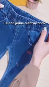 CUTBRAY JEANS POLOS import ANAK PEREMPUAN USIA 1-10 TAHUN JEANS anak perempuan FASHION KIDS