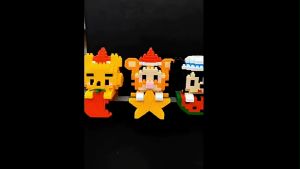 Nano Block Lucu Karakter Kartun: Mainan Balok Susun DIY 3D Puzzle Dekorasi Brick Block