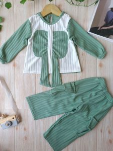 Setelan Cargo Terbaru Anak Perempuan Bahan Knit Hornet Usia 1-7 Tahun