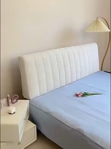 ป้องกันการชนกั หมอนหัวเตียง ปลอกหัวเตียง150/180CM ผ้าคลุมหัวเตียงหนา Bed Headboares Bedside Cover เบาะพิงหลังนุ่มมาก