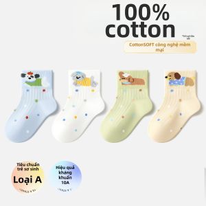 Vớ Cotton Thoáng Khí Cho Trẻ Sơ Sinh