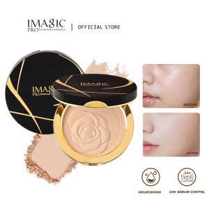 IMAGIC Oil-control Compact Powder Delicate And Smooth Face Powder Long-lasting Makeup With Puff
