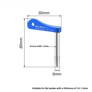 Mountain Road Bike Flat Spoke Holder Aero Spoke Wrench Wheel Truing Tool