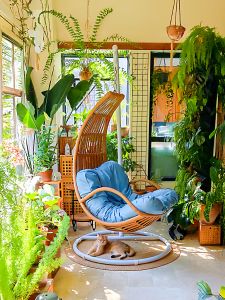 Lazy Swing Hanging Basket Balcony Leisure Small Apartment Seat And Lie Chair Adjustable Length Rope Metal Chain Support