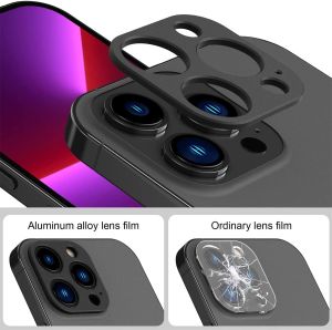 3D Full Cover Máy ảnh Bảo vệ ống kính Kính cường lực For iPhone 14 Pro Max Plus iPhone 14 Mặt sau Bảo vệ màn hình Miếng dán phim kim loại Bảo vệ ống kính Vòng bảo vệ Phụ kiện iphone