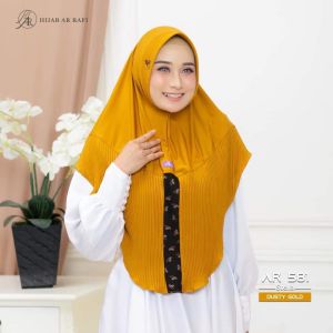 Hijab jilbab kerudung bergo Ar 581 terbaru plisket kombinasi warna motif // HIJAB ARRAFI