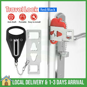 Portable Safety Door Lock Hotel Travel Lock Anti Theft Security Privacy Hotel Home Room Accommodation Door Stopper Door Lock