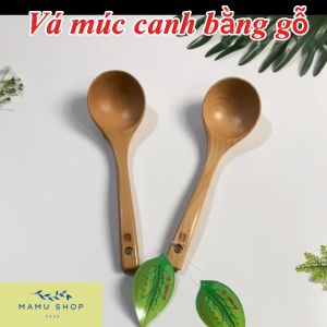 Vá múc canh gỗ muôi múc canh nấu ăn Trường sơn Mamu shop M220
