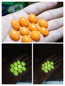 Batu cincin pospor bisa menyala di kegelapanmenyimpan energi cahaya jual lostune