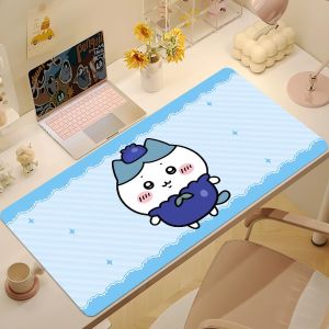 Chiikawa | Kawaii Cartoon Art C-C-chiikawa Mouse Pad Non-slip Lockedge Thickened Desktop MousePad Large Comfort Gaming Office Student