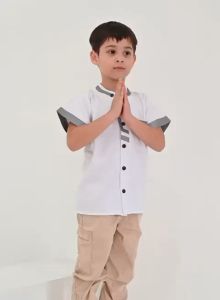 Two Mix Baju Koko Anak Cowok - Baju Muslim Anak Laki 1-12 Tahun - 4341