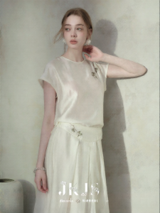 JK&JS | Design Chinese Style Silk T-Shirt