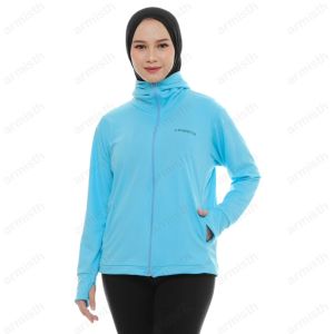 Armisth - Jaket Dry Fit Olahraga Wanita Premium / Jacket Running Anti UV Terbaru