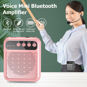 CHUNHEE Madaling Dalhin na Acoustic Amplifier - Walang Kable na Lapel Mic para sa mga Guro Malakas na Tagapagsalita COD Available