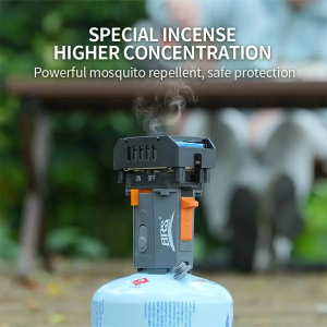 BRS | BRS-Q2/Q2S 2026 New Portable Mosquito Repellent for Outdoor Camping Hiking Fishing Picnics Other Outdoor Activities 128g
